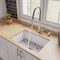 Alfi Brand White 27" x 18" Fireclay Undermount / Drop In Firelcay Kitchen Sink ABF2718UD-W - alternate 2
